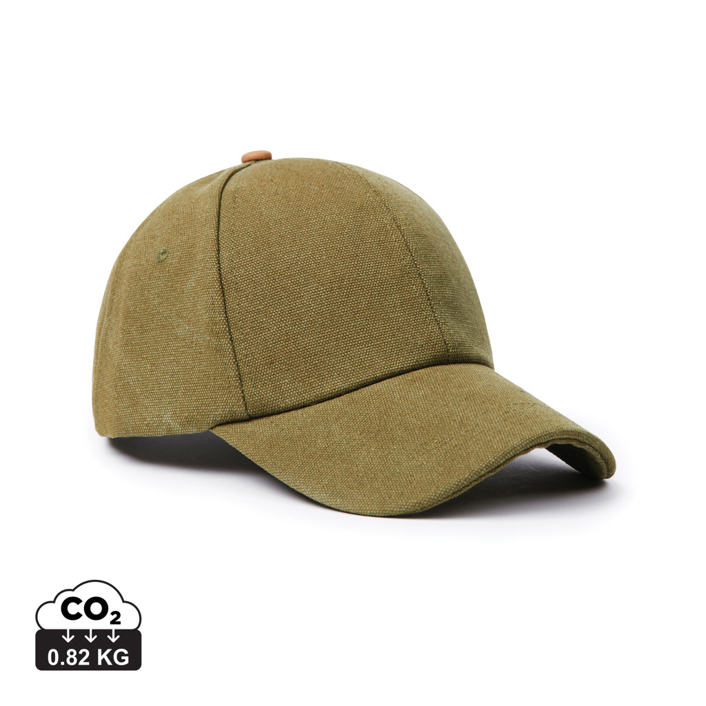 Casquette personnalisée en toile recyclée Bosler VINGA Vert 